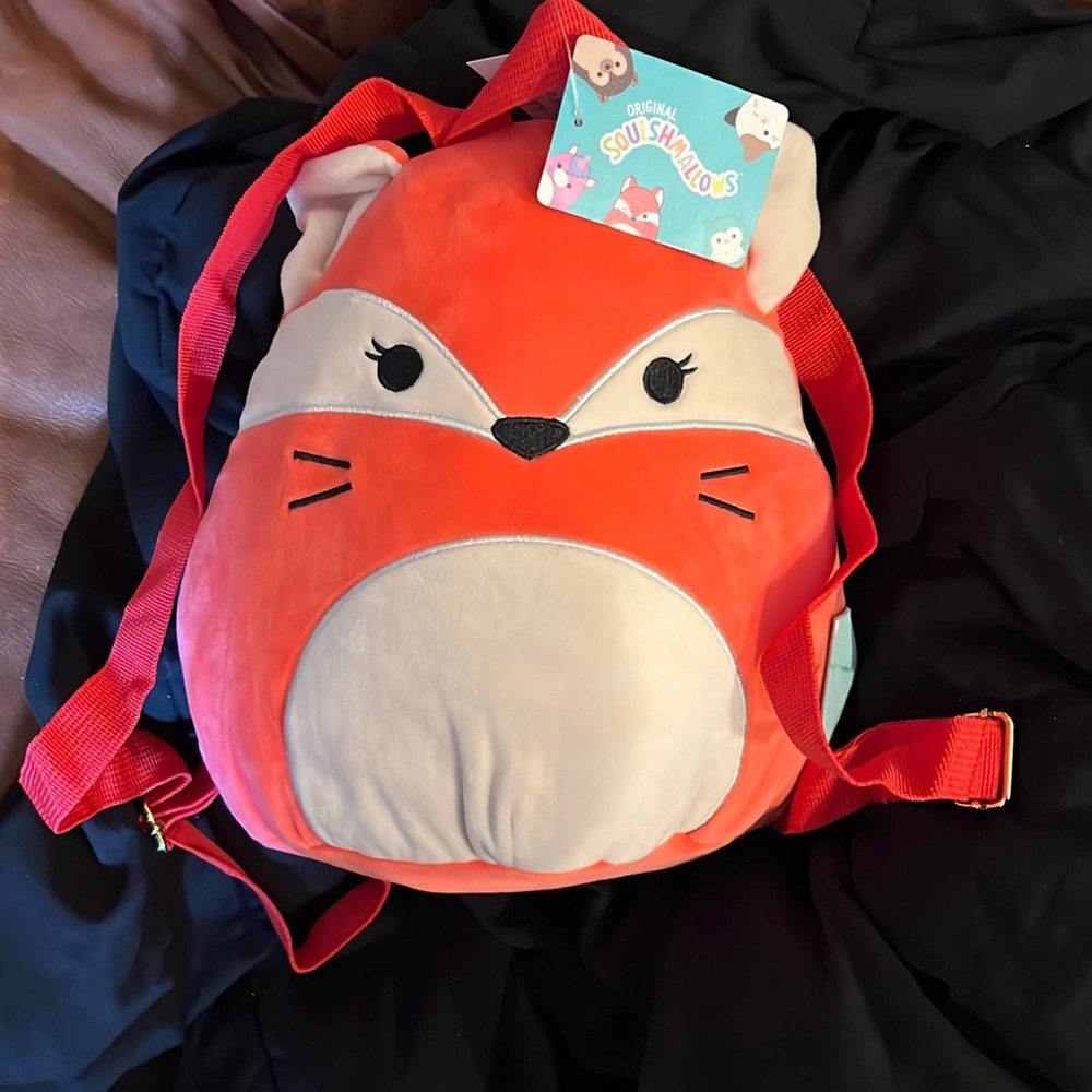 Fifi the fox Squishmallow mini backpack 10"  nwt